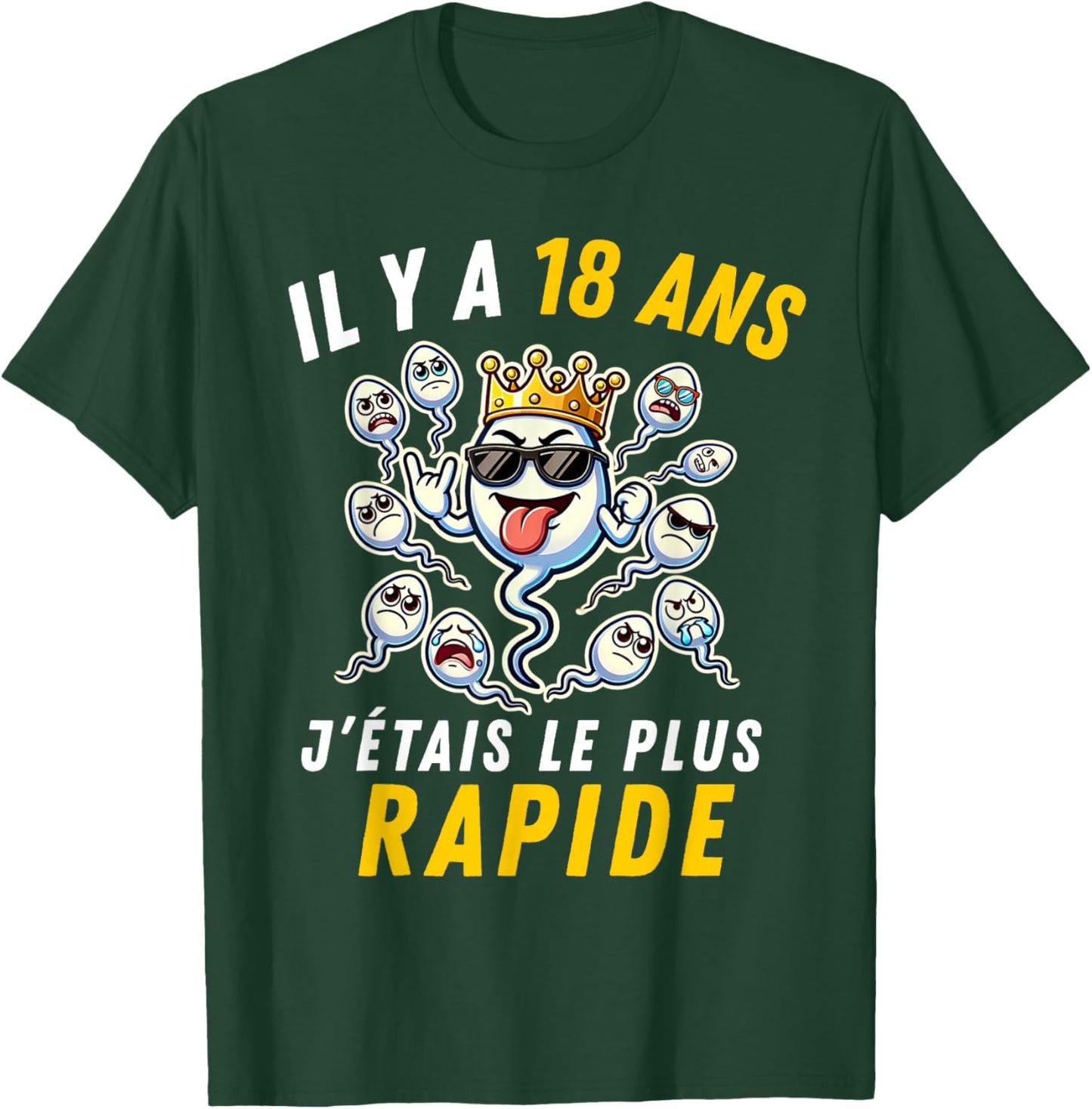 Gift Humour 18th Year 2008 Birthday 18 Years Man T-Shirt - T-Shirt | Forest