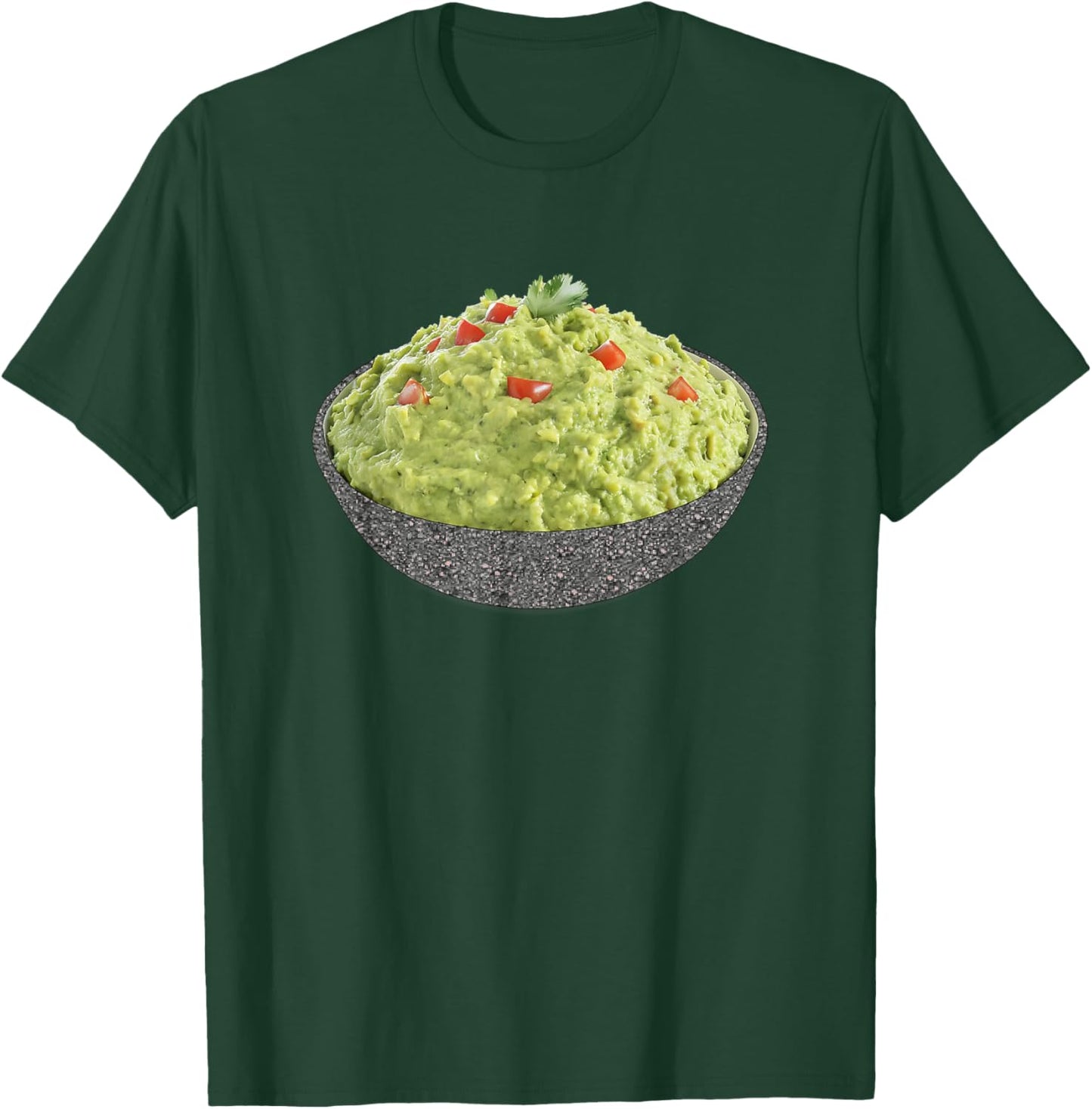 Holy Guacamole In Bowl Halloween Costume Funny Avocado Pun T-Shirt - T-Shirt | Forest