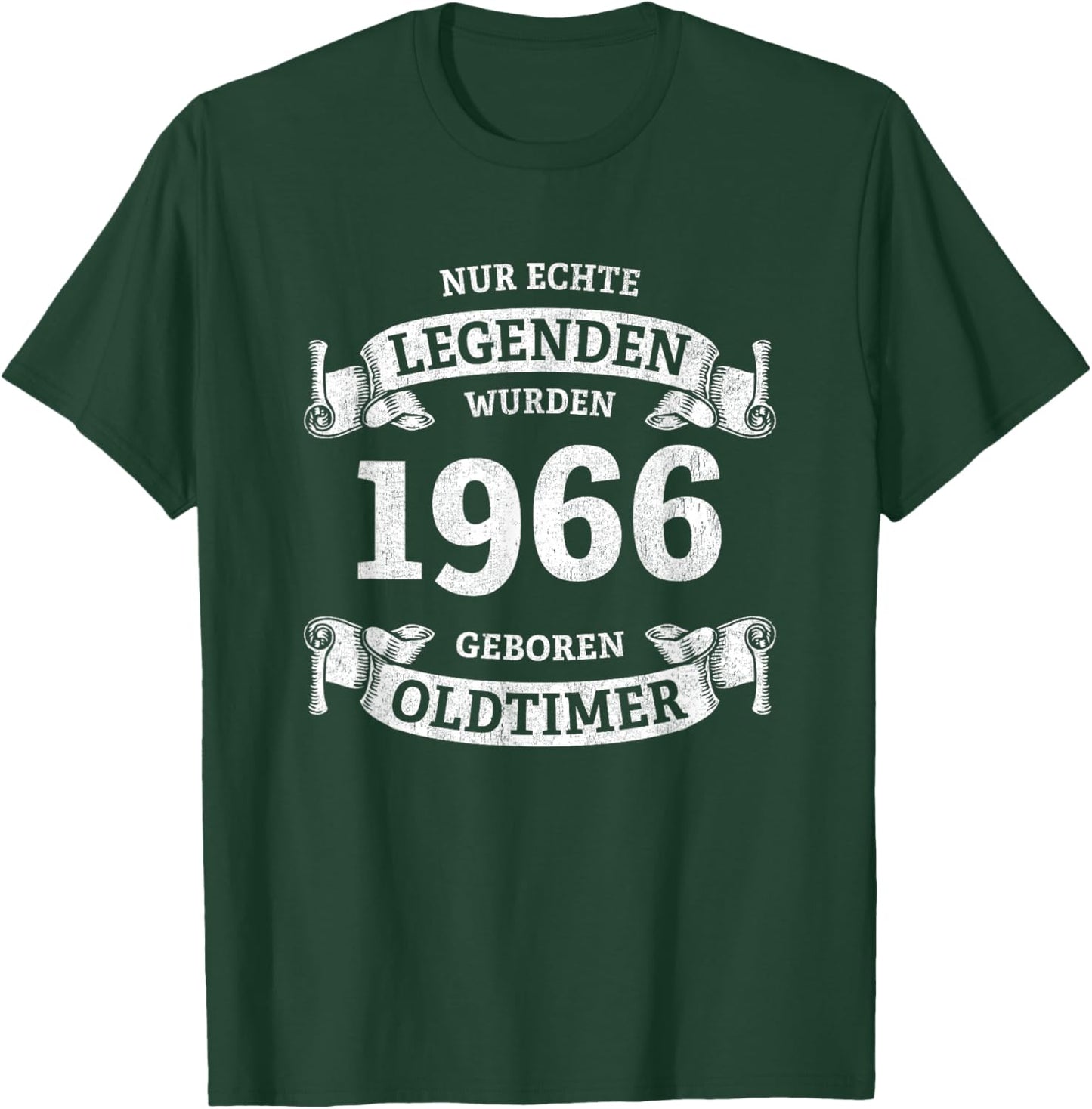 60th Birthday Legends Were Born 1966 Vintage 1966 T-Shirt - T-Shirt | Forest