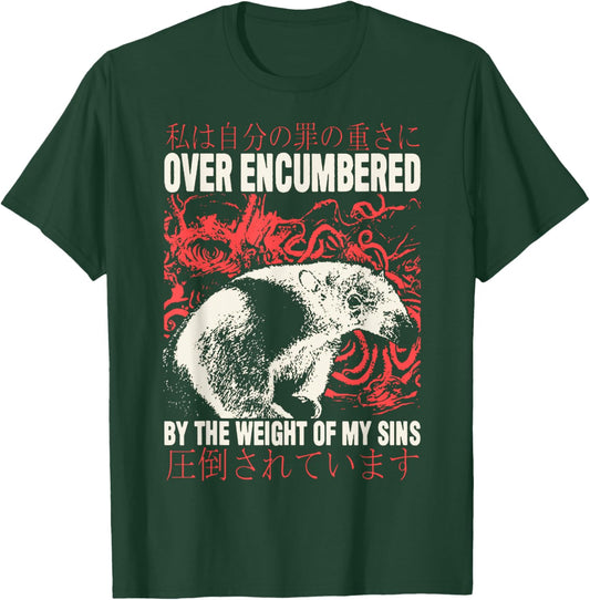 Over Encumbered Anteater Over Encumbered Anteater T-Shirt - T-Shirt | Forest