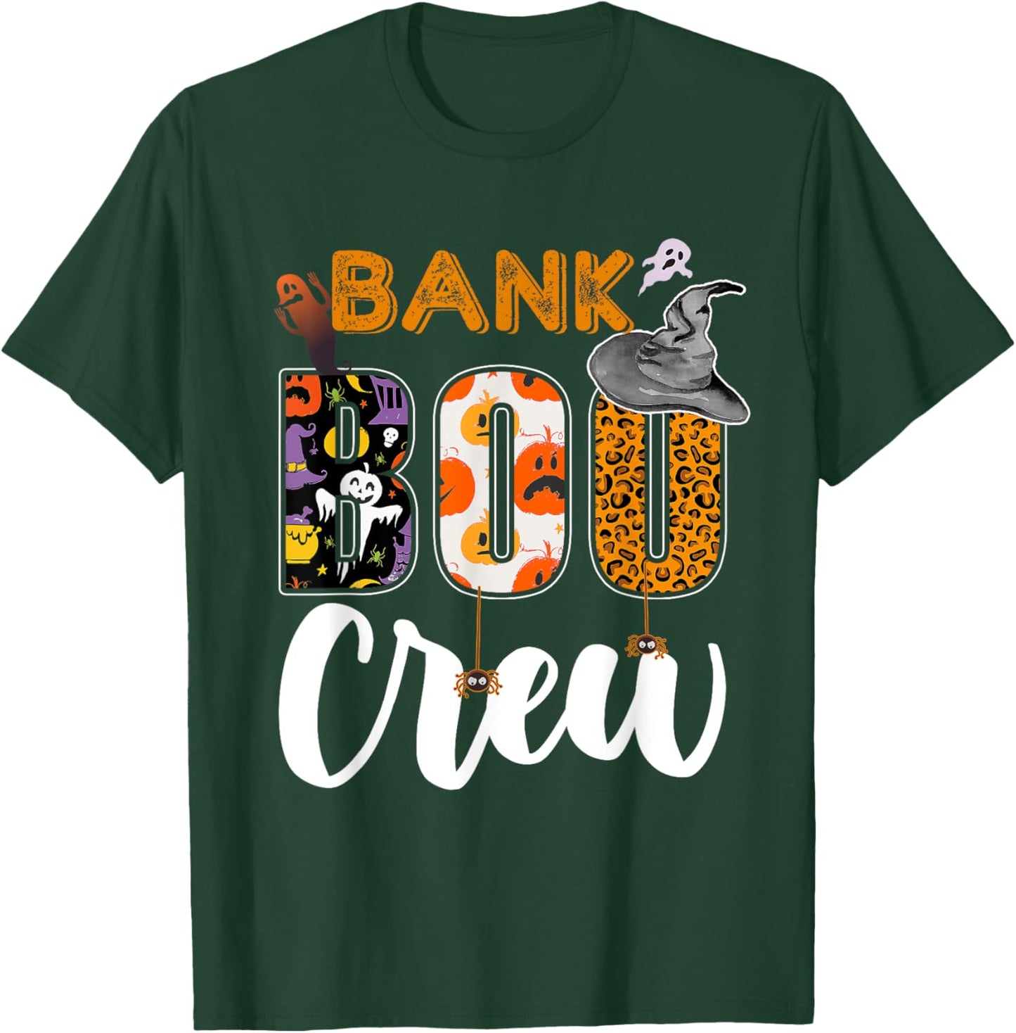 Bank Boo Crew Halloween Matching Banker T-Shirt - T-Shirt | Forest