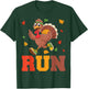 Turkey Run Costume Thanksgiving Running Turkey Trot T-Shirt - T-Shirt | Forest