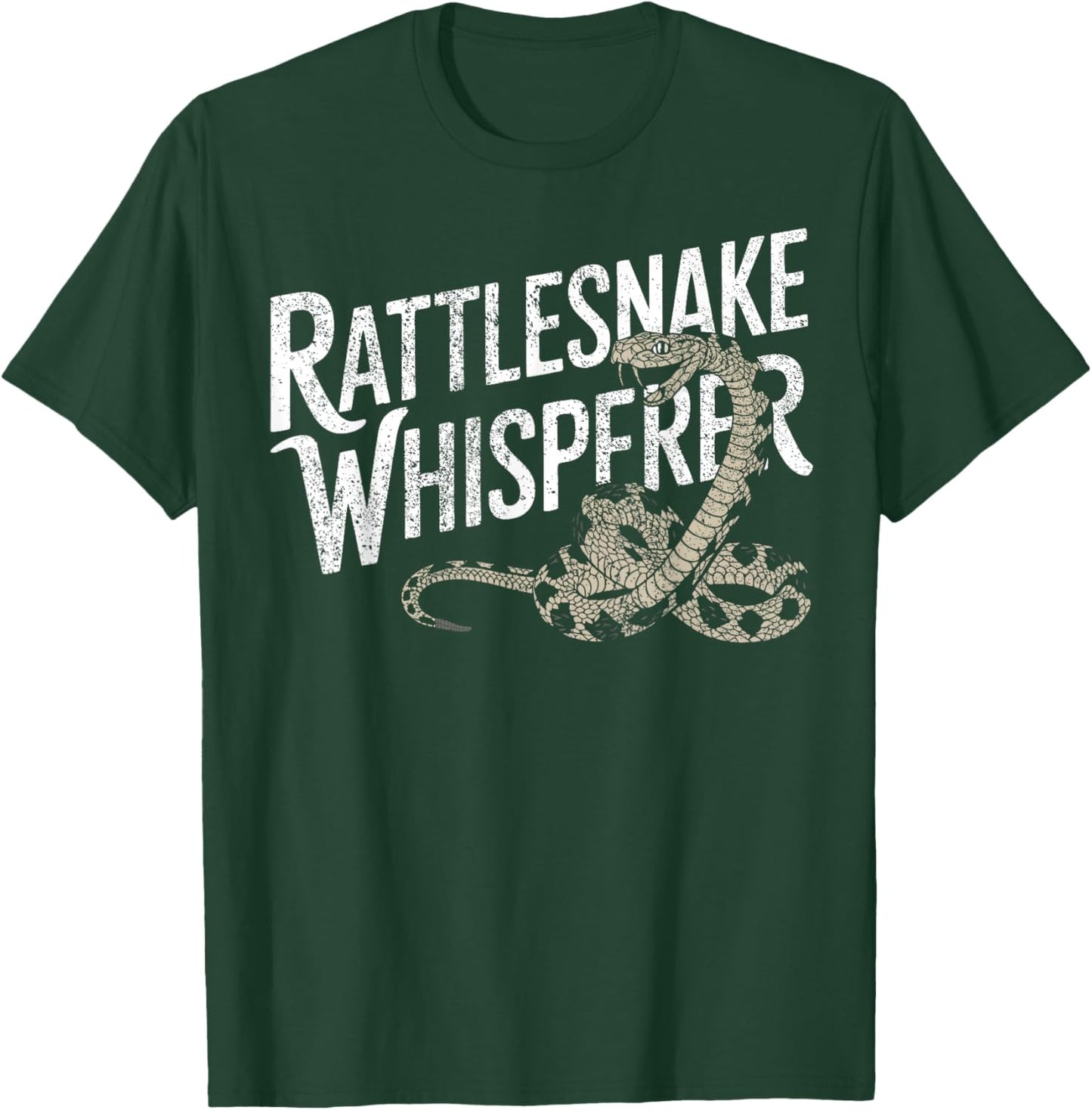 Rattlesnake Whisperer I Snake Catcher I Rattlesnake T-Shirt - T-Shirt | Forest