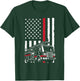 Funny Firefighter Design Women Fireman Firefighter T-Shirt - T-Shirt | Forest