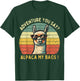 Adventure You Say? Alpaca My Bags Vintage For Hiking Travel T-Shirt - T-Shirt | Forest