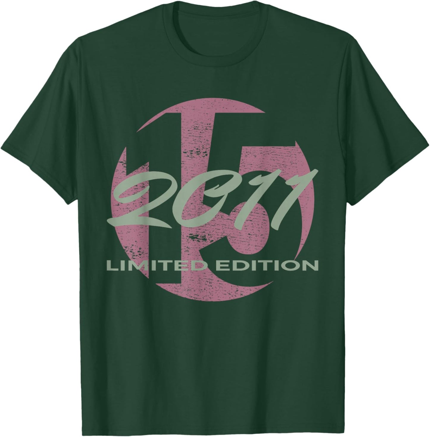 15th Birthday Girl Boy 15 Years 2011 Funny Gift T-Shirt - T-Shirt | Forest