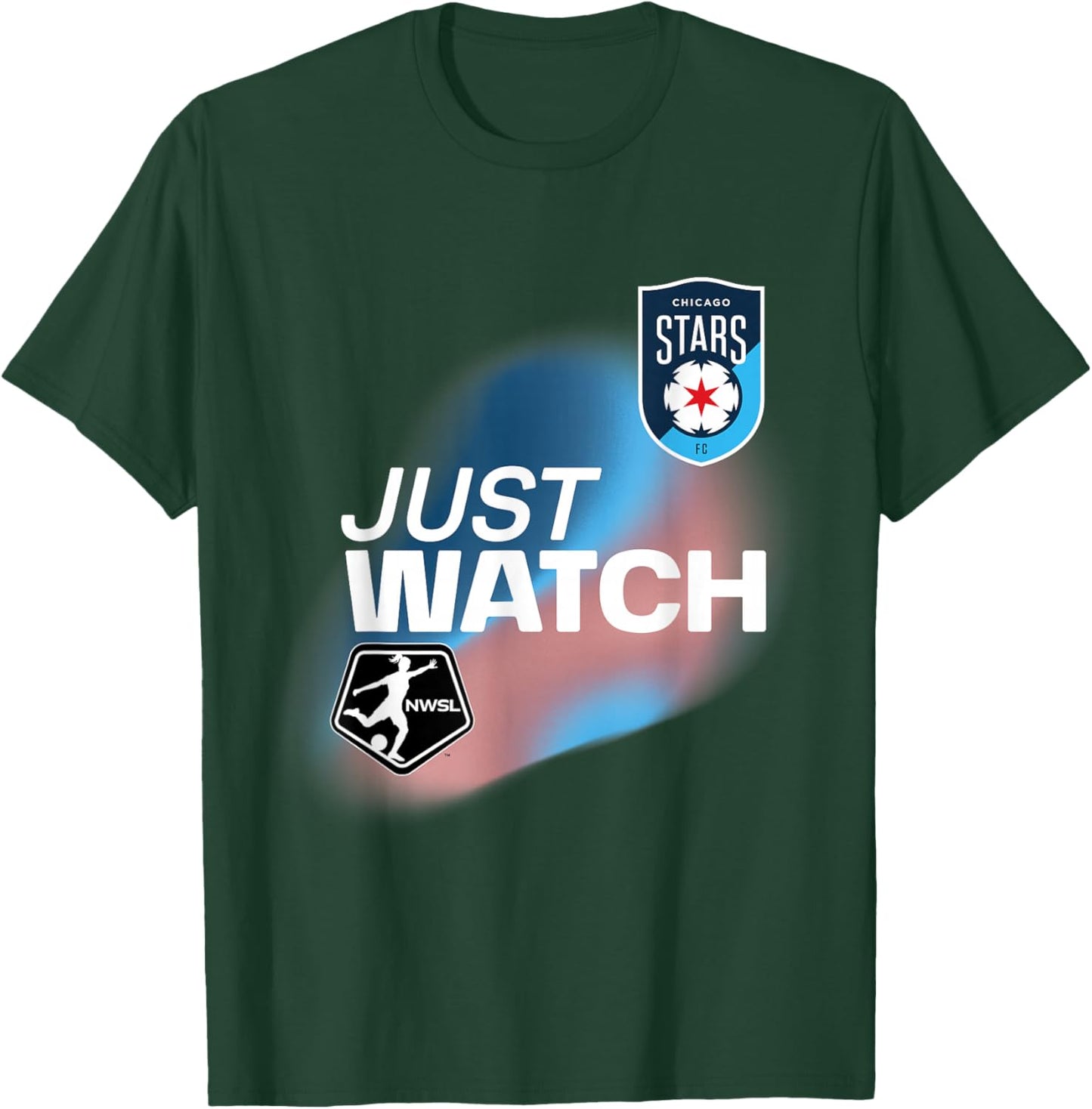 Officially Licensed Chicago Stars FC Just Watch NWSL T-Shirt - T-Shirt | Forest
