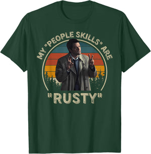 My People Skills Are Rusty Vintage T-Shirt - T-Shirt | Forest