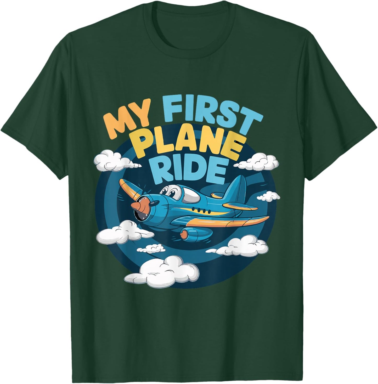 My First Plane Ride T-Shirt - T-Shirt | Forest