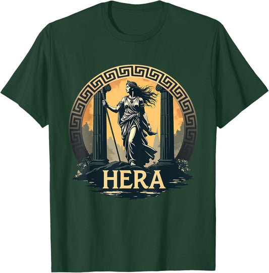 Hera Greek Goddess T-Shirt - T-Shirt | Forest