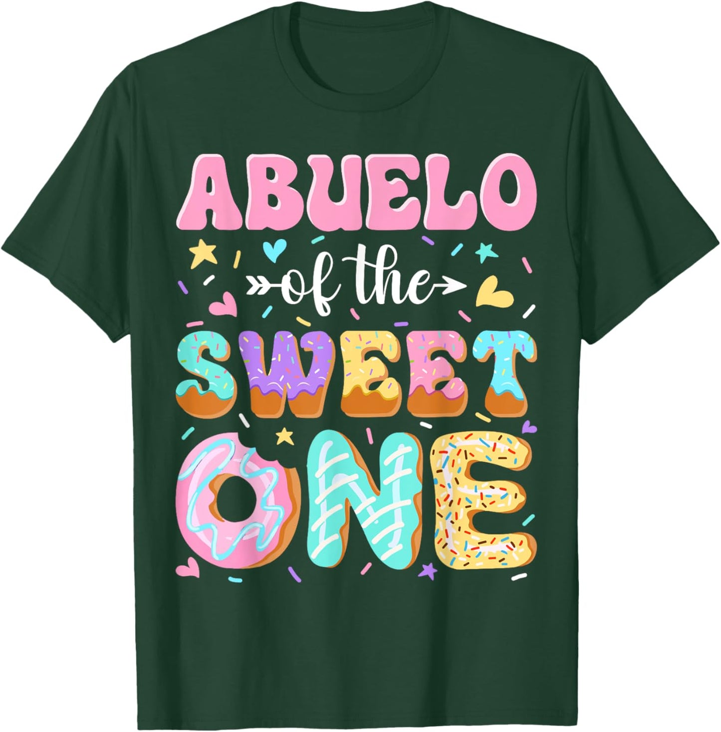 Abuelo of The Sweet One First Birthday Matching Family T-Shirt - T-Shirt | Forest