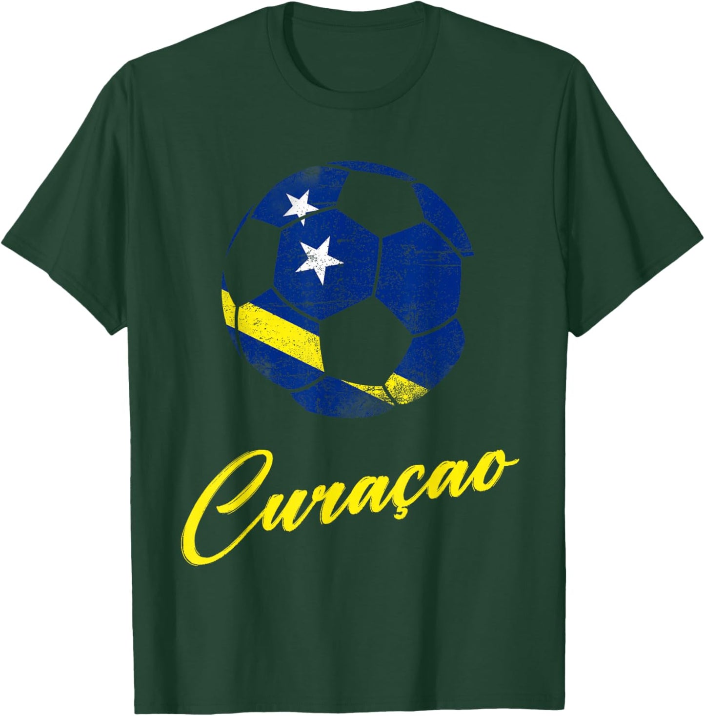 Curacao Fußball, Curacao, Flagge von Curacao, Curacao-Flagge. T-Shirt - T-Shirt | Forest