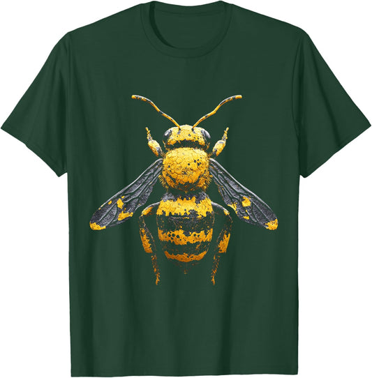 Bee Animal Graphic Artwork Bee T-Shirt - T-Shirt | Forest