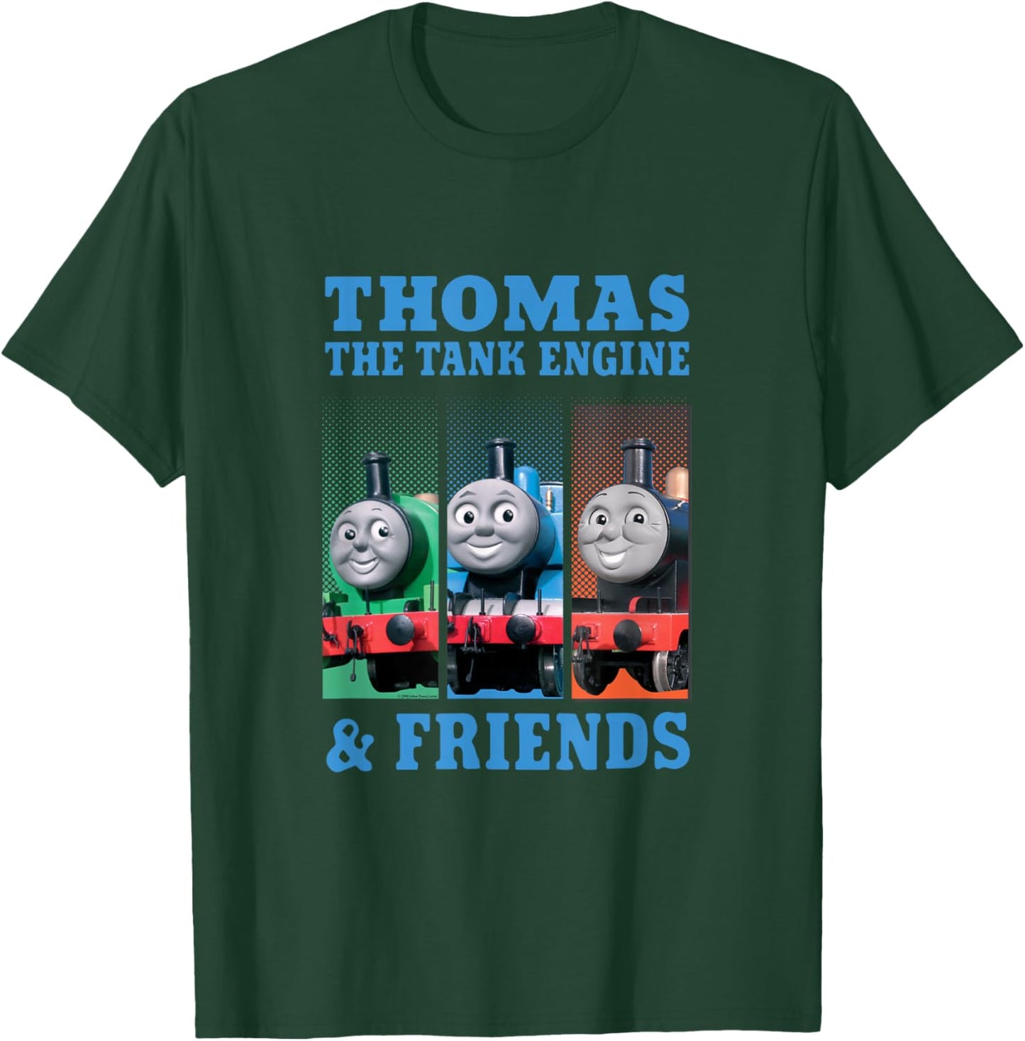 Thomas & Friends - Thomas & Friends Grid T-Shirt - T-Shirt | Forest