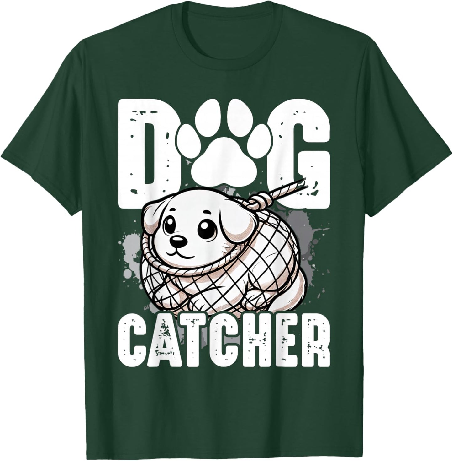 Dog Catcher Matching Costume T-Shirt - T-Shirt | Forest