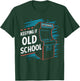 Keeping It Old School Gamer Vintage 80's 90's Arcade Gaming T-Shirt - T-Shirt | Forest