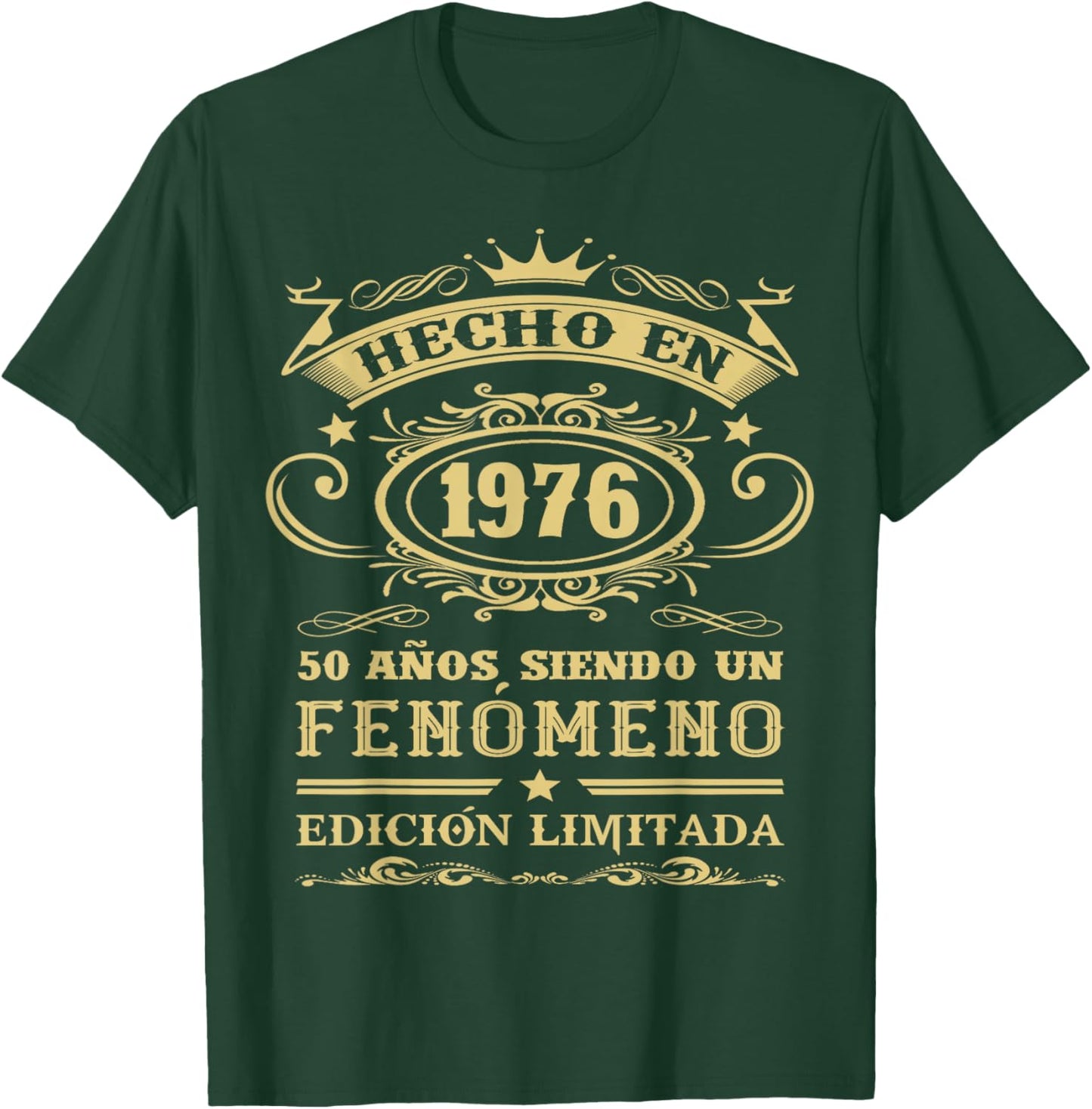 Made in 1976 Limited Edition Spanish 50th Birthday T-Shirt - T-Shirt | Forest