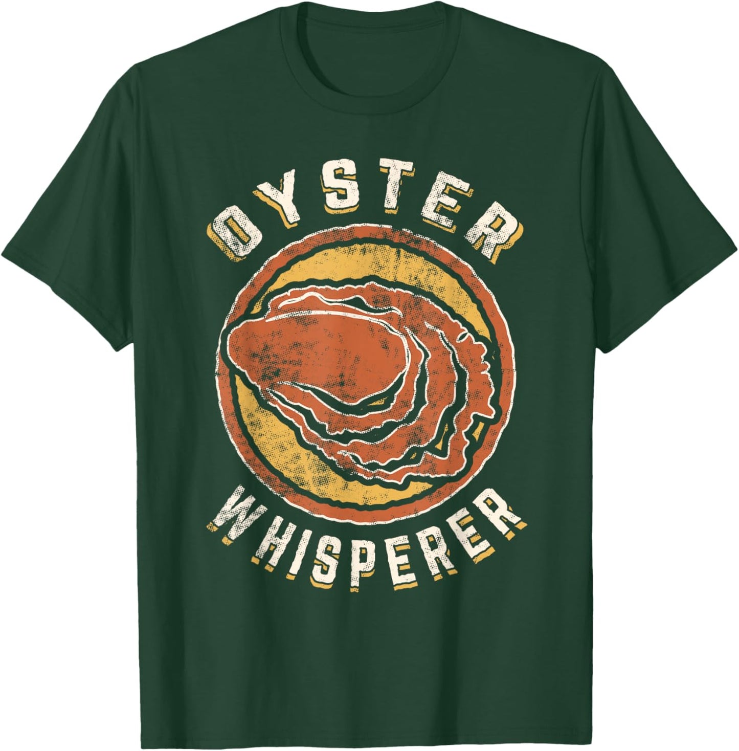 Oyster Whisperer Vintage Classic Retro Animal Love T-Shirt - T-Shirt | Forest