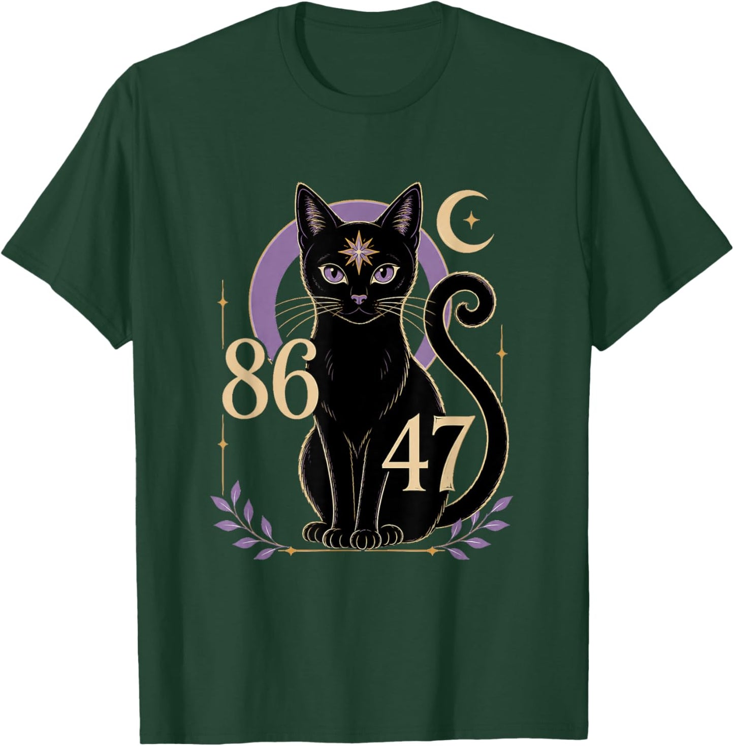 Cat 8647 T-Shirt - T-Shirt | Forest