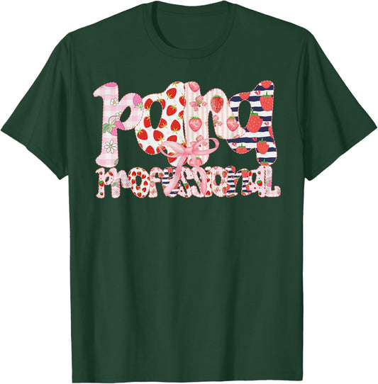 Paraprofessional Coquette Bow Strawberry para Teacher Aide T-Shirt - T-Shirt | Forest