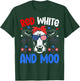Red White and Moo Patriotic Cow USA Flag for 4th of July T-Shirt - T-Shirt | Forest
