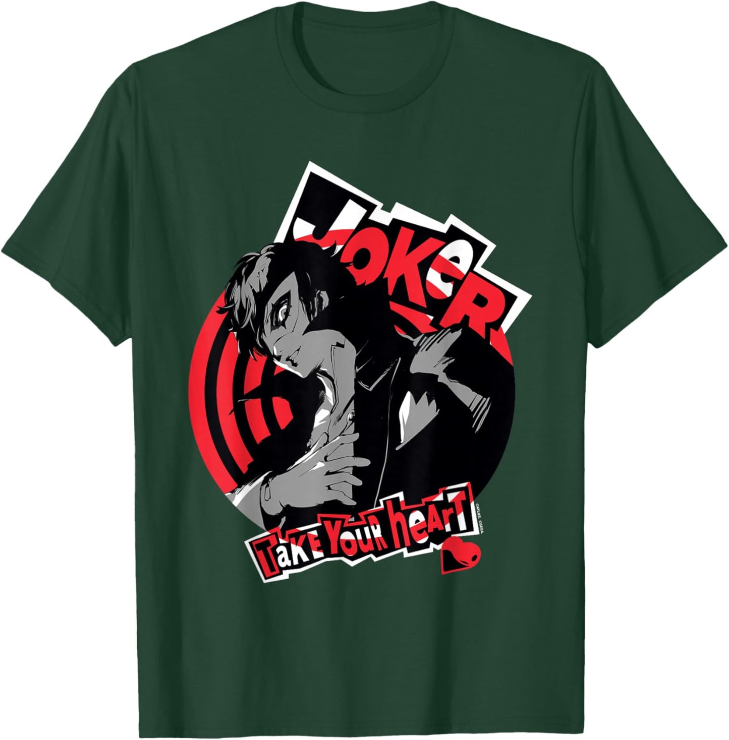 Persona 5 Joker Take Your Heart ATLUS T-Shirt - T-Shirt | Forest