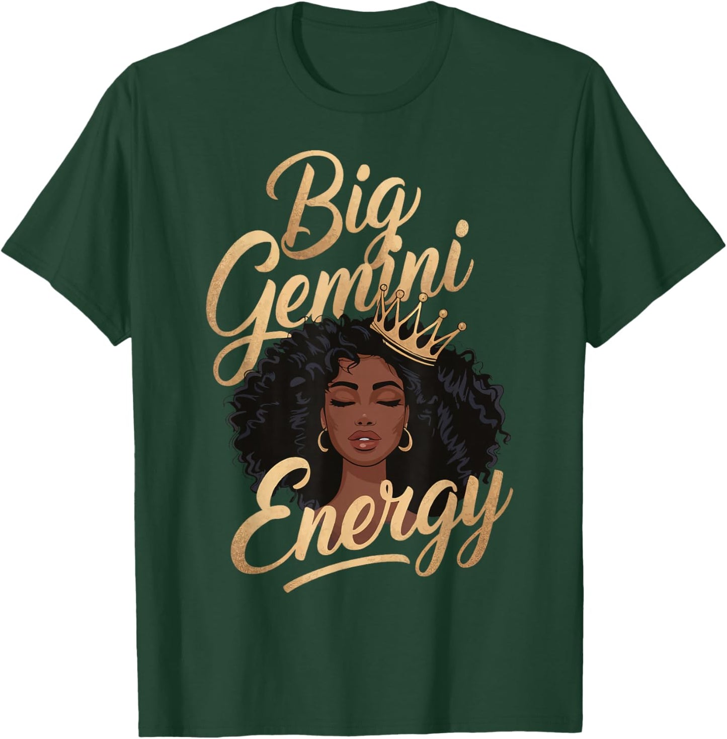 Big Gemini Energy T-Shirt - T-Shirt | Forest