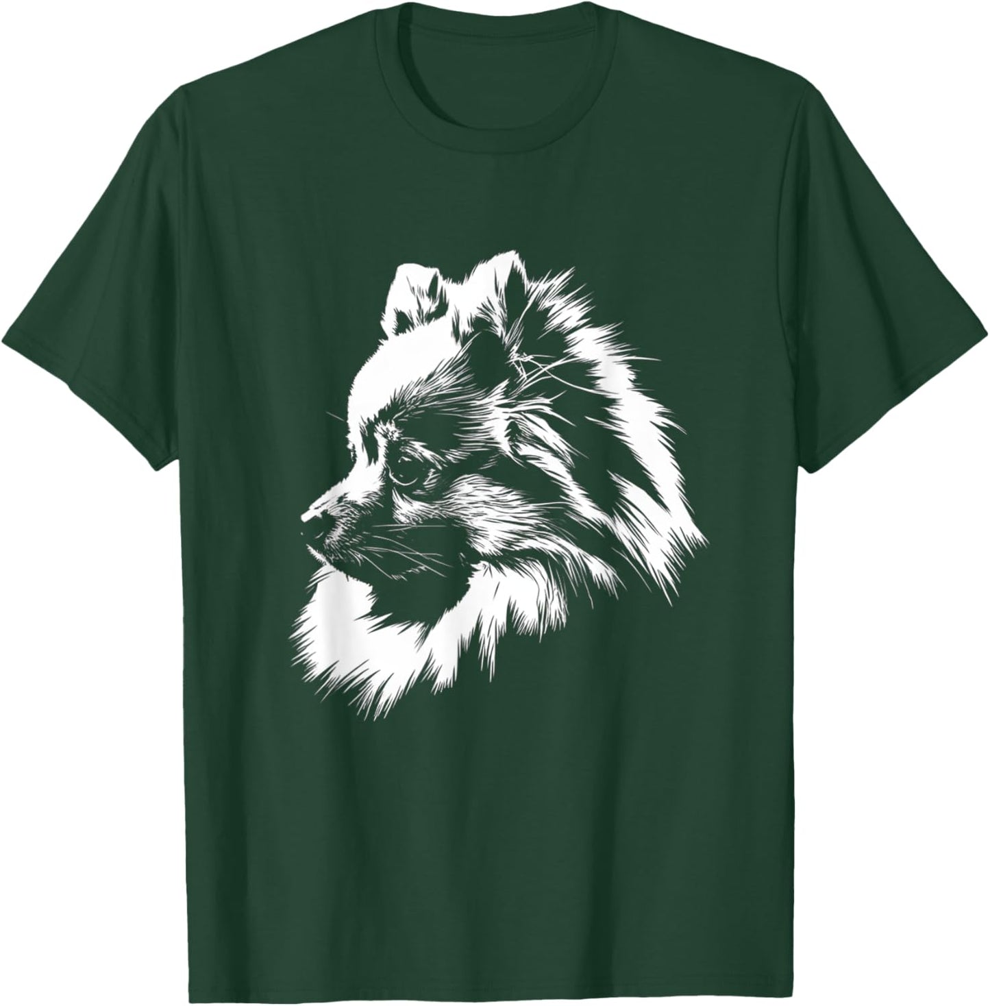 Pomeranian Dog Men Women Kids T-Shirt - T-Shirt | Forest