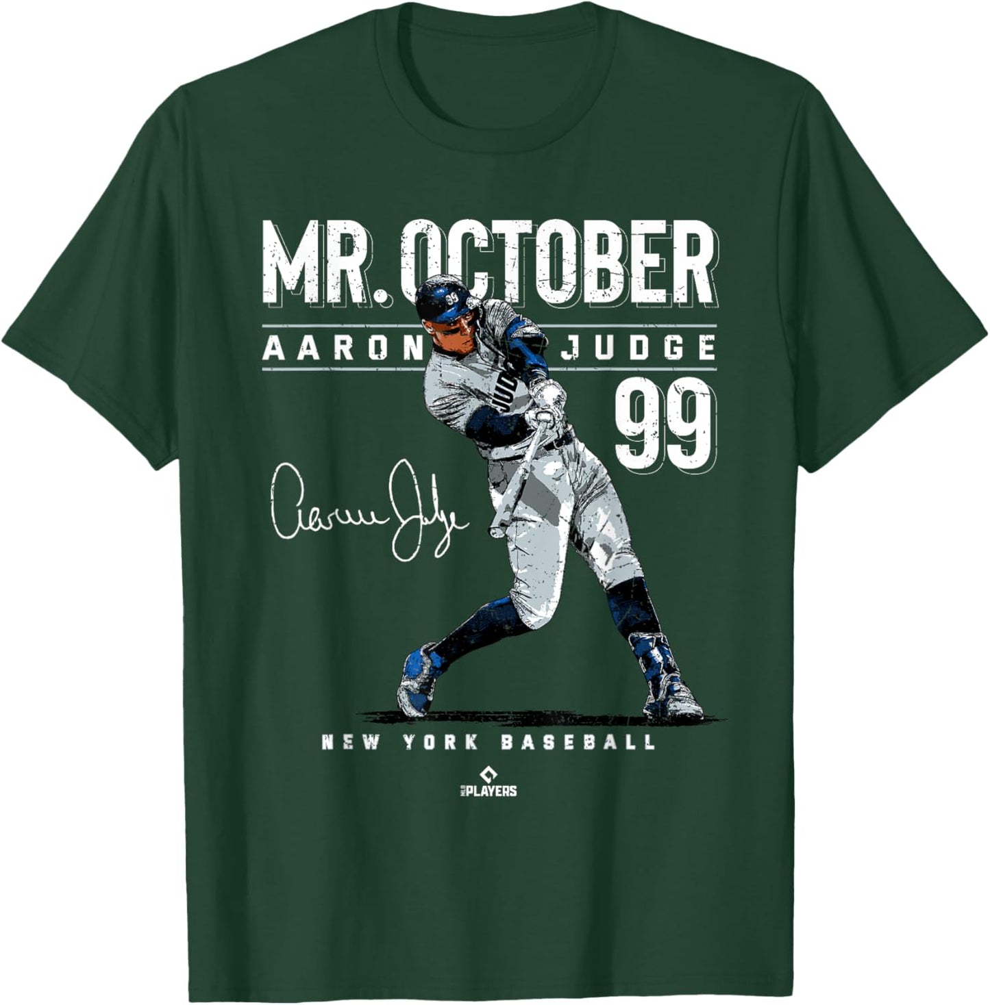 Mr. October Aaron Judge New York Baseball MLBPA T-Shirt - T-Shirt | Forest