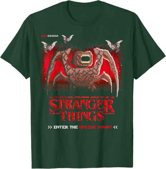Stranger Things Season 5 Enter The Upside Down? Retro Game T-Shirt - T-Shirt | Forest
