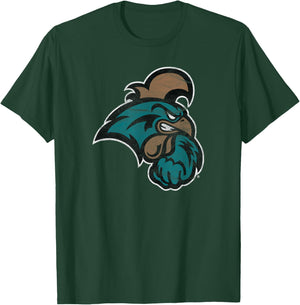 Coastal Carolina University CCU Rooster T-Shirt - T-Shirt | Forest