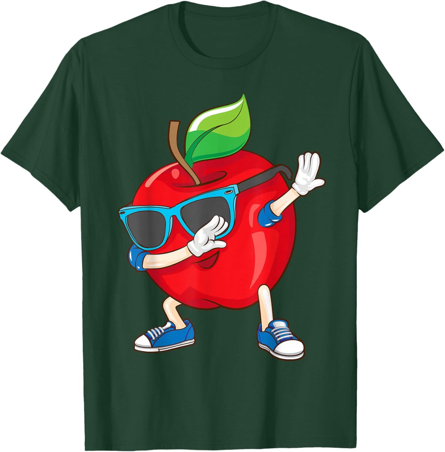 Apple Art - Men, Women & Kids - Apple Picking & Loving T-Shirt - T-Shirt | Forest