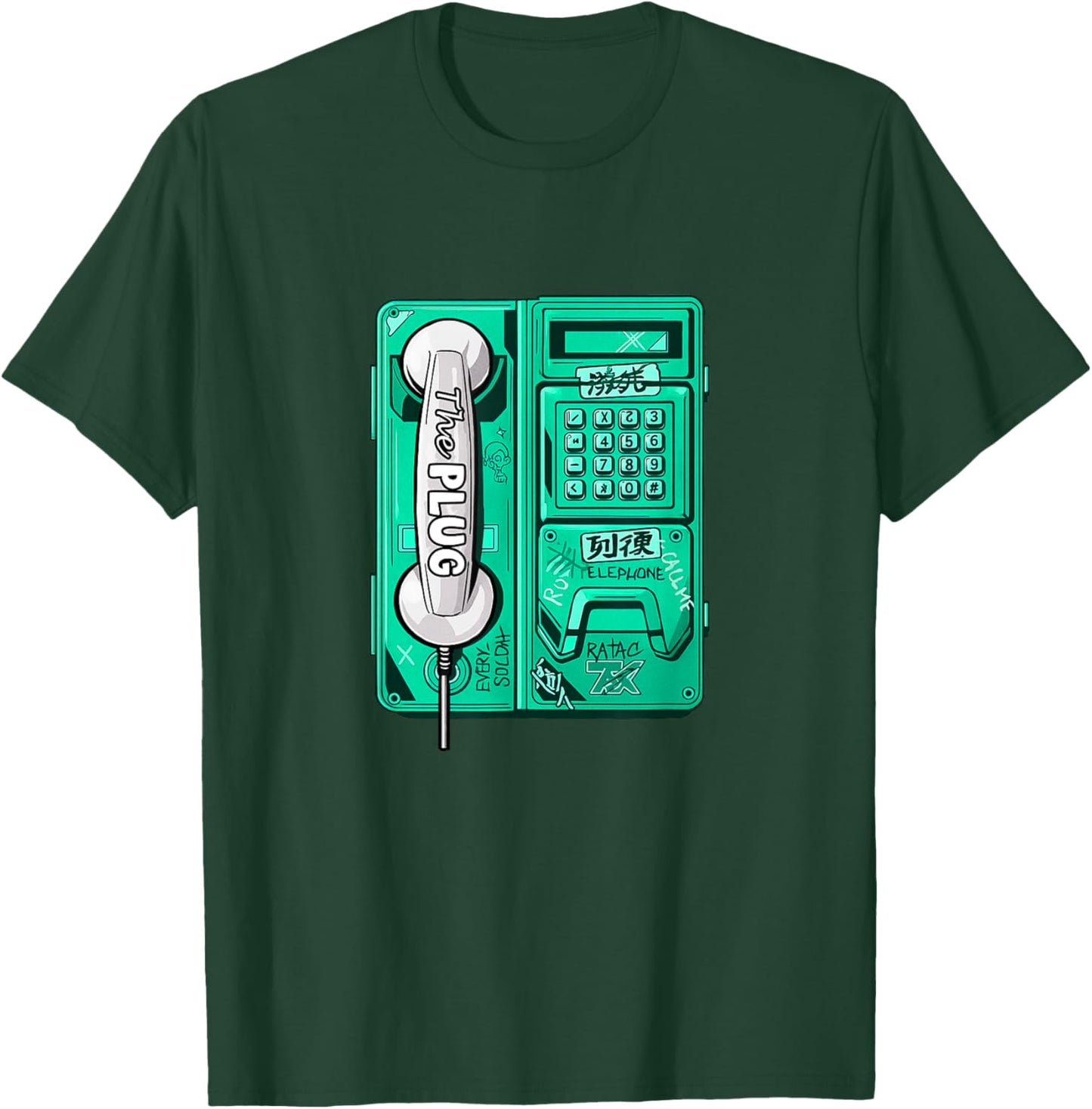 Light Teal Aqua Color Plugged Light Teal Aqua T-Shirt - T-Shirt | Forest