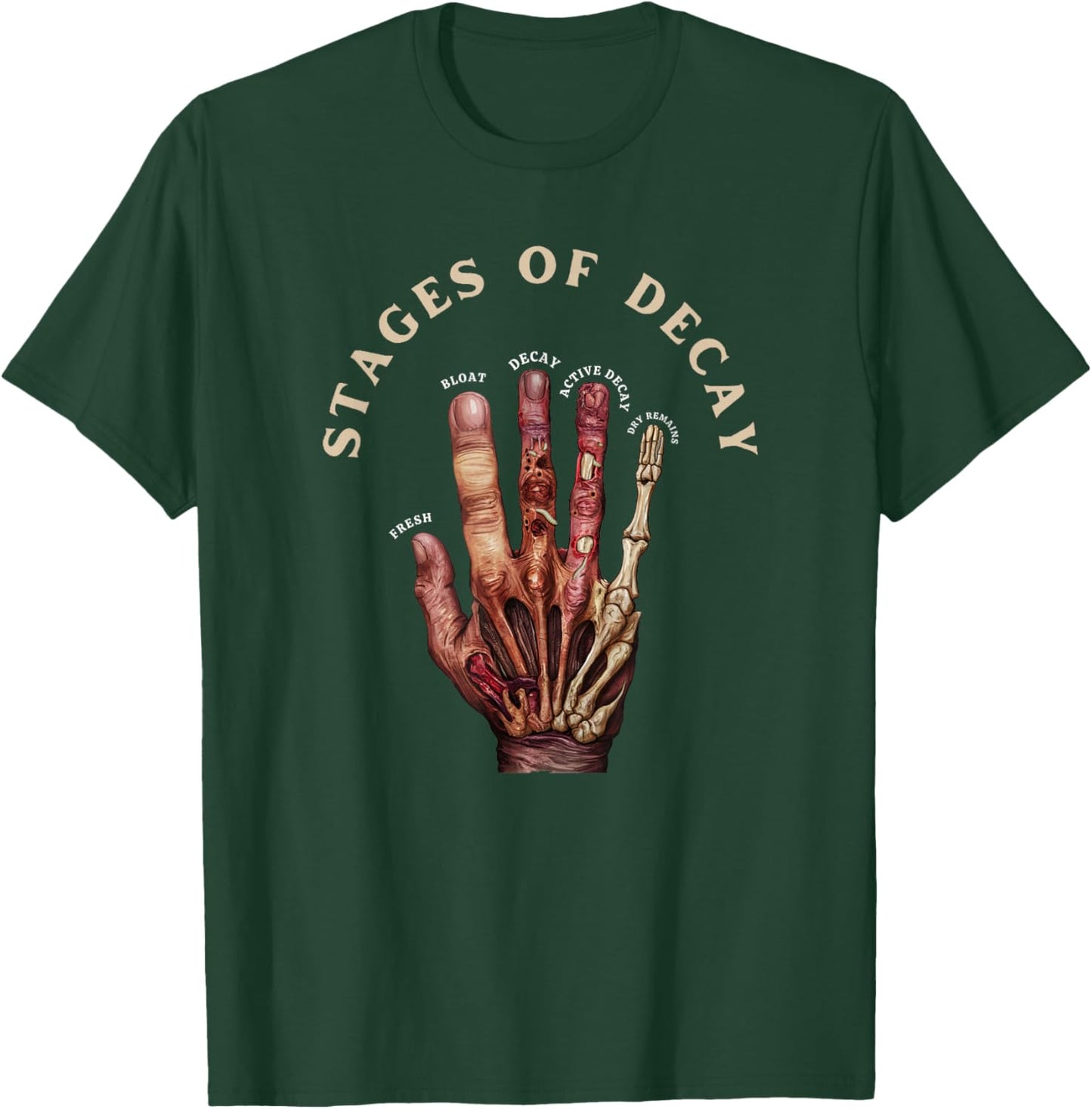 Autopsy Technician Forensic Anthropology Stages of Decay T-Shirt - T-Shirt | Forest