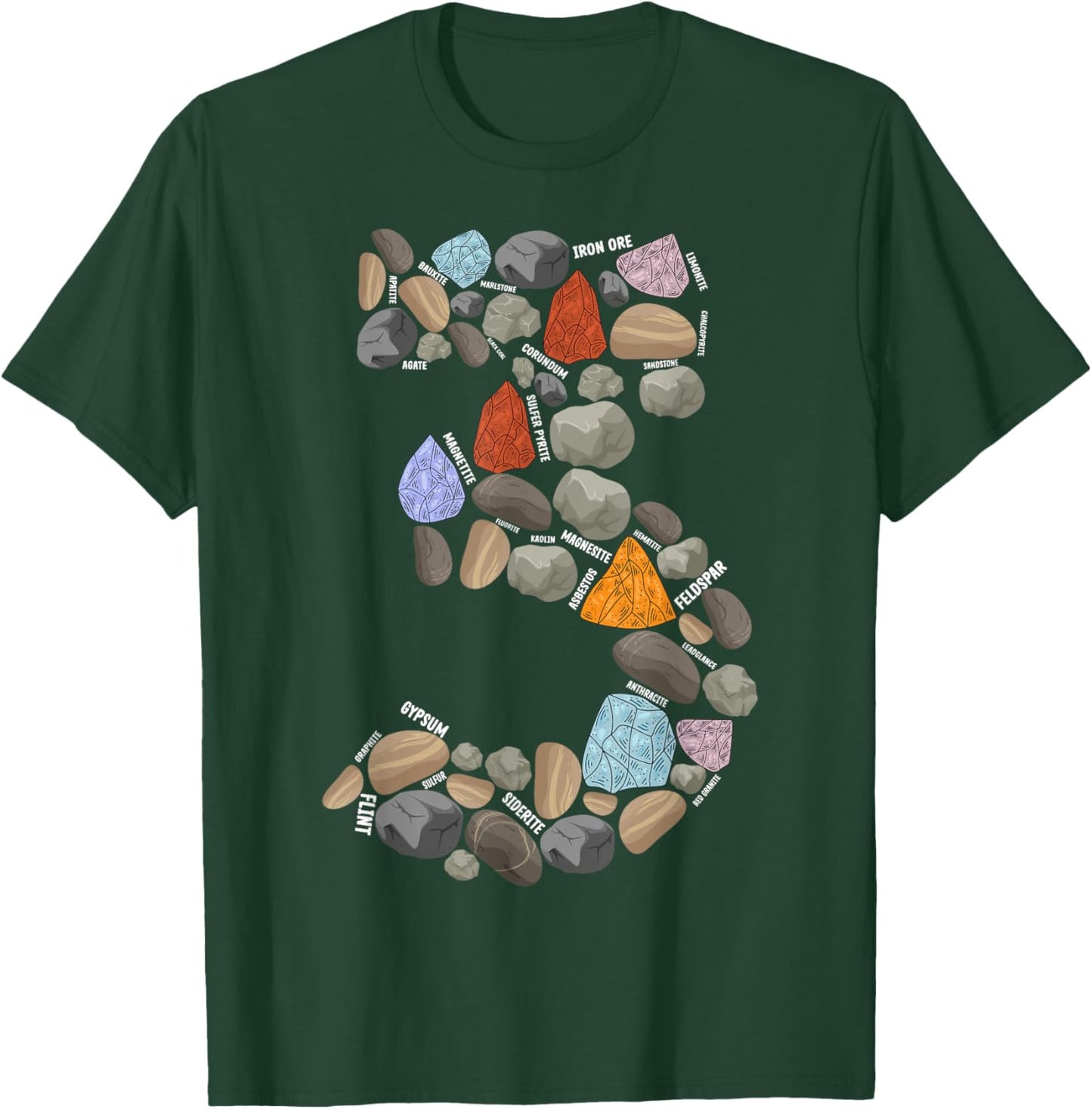 Geology Rocks 3 Years Old 3rd Birthday Rock Collecting T-Shirt - T-Shirt | Forest