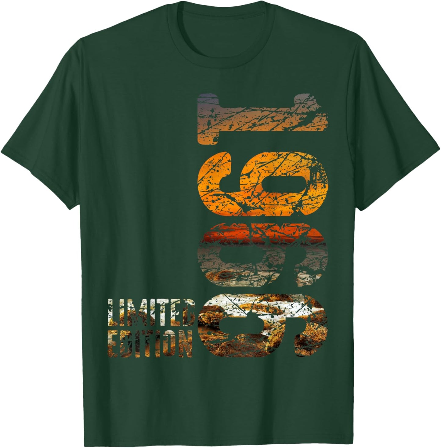 60ème Anniversaire Homme Femme 60 Ans 1966 déco Cadeau drôle T-Shirt - T-Shirt | Forest