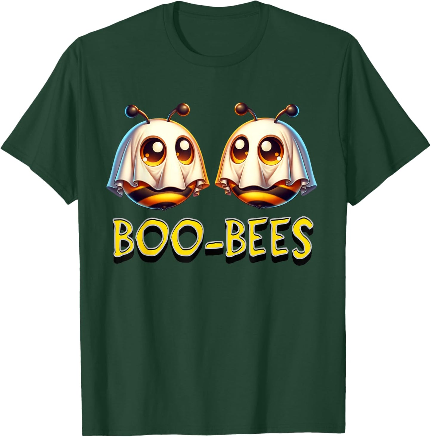 Freche Halloween Boo-Bees - Lustige Gruselige Geisterhummeln T-Shirt - T-Shirt | Forest