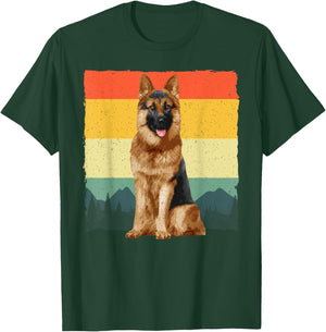 Cool German Shepherd Art Women German Shepherd Lover T-Shirt - T-Shirt | Forest
