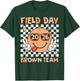 Field Day 2026 Brown Team Smile Face Sunglasses Teacher Kid T-Shirt - T-Shirt | Forest