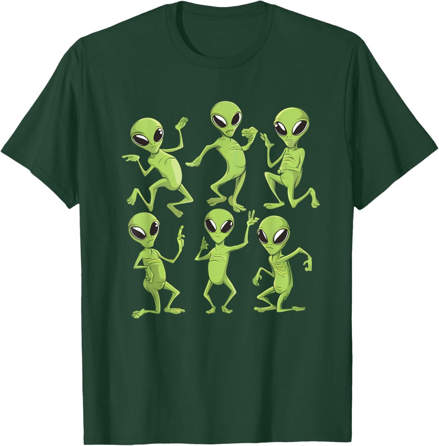 Dancing Aliens Dance Challenge Boys Girls Kids Halloween T-Shirt - T-Shirt | Forest