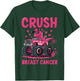 Crush Breast Cancer Awareness Monster Truck Pink Toddler Boy T-Shirt - T-Shirt | Forest