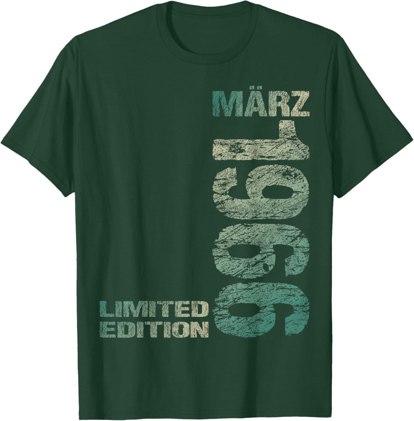 March 1966 Man Woman 60th Birthday Limited Edition T-Shirt - T-Shirt | Forest