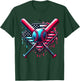 Baseball Drip For Boys American Flag USA Patriotic Graphic T-Shirt - T-Shirt | Forest