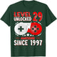Gift 29 Birthday 29 Years Gamer Level 29 Unlocked 1997 T-Shirt - T-Shirt | Forest