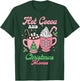 Hot Cocoa and Christmas Movies Groovy and Festive Holiday T-Shirt - T-Shirt | Forest