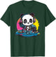 Panda DJ Mixing Colorful Tunes T-Shirt - T-Shirt | Forest