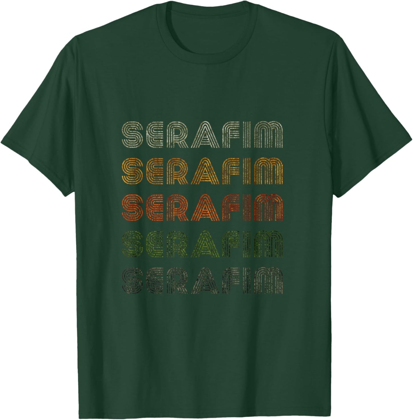 Love Heart Serafim Grunge Vintage Style Black Serafim T-Shirt - T-Shirt | Forest