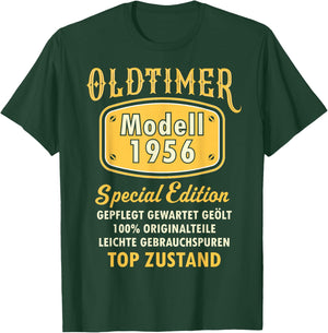 1956 Geburtstag Mann 70 Dekoration Lustig 70er 70 Geburtstag T-Shirt - T-Shirt | Forest