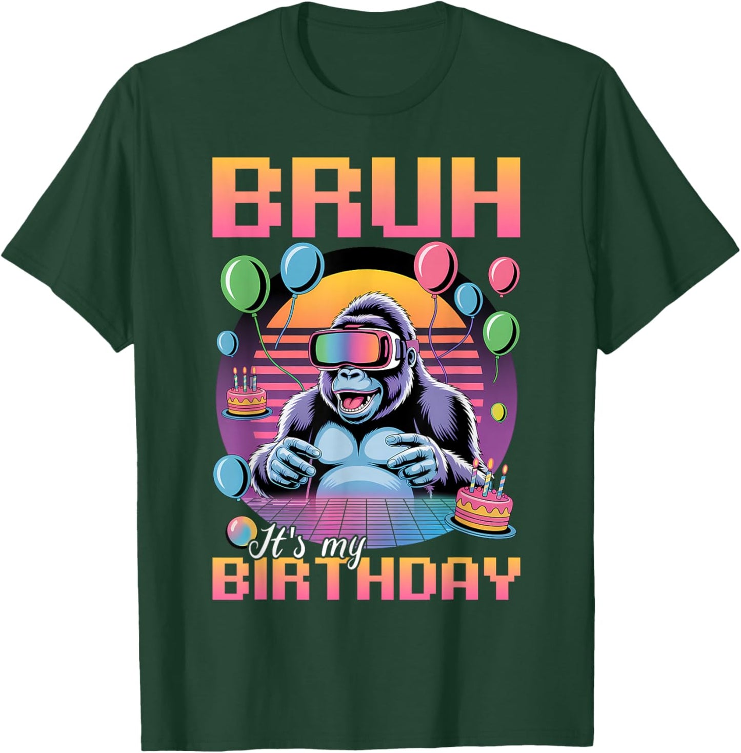 Birthday Gamer VR T-Shirt - T-Shirt | Forest