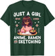 Just A Girl Who Loves Anime Ramen and Sketching Otaku T-Shirt - T-Shirt | Forest